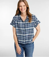 Women's L.L.Bean Day Breeze Shirt, Short-Sleeve Button-Front