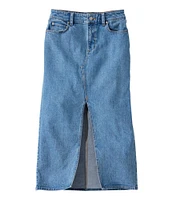 Women's Signature Heritage Denim Midi Skirt