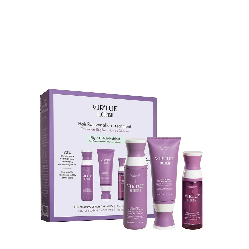 VIRTUE Flourish Hair Rejuvenation Treatment Kit