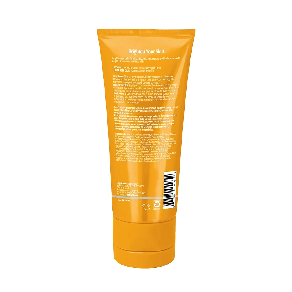 HEMPZ Beauty Actives Brightening Day Facial Moisturizer