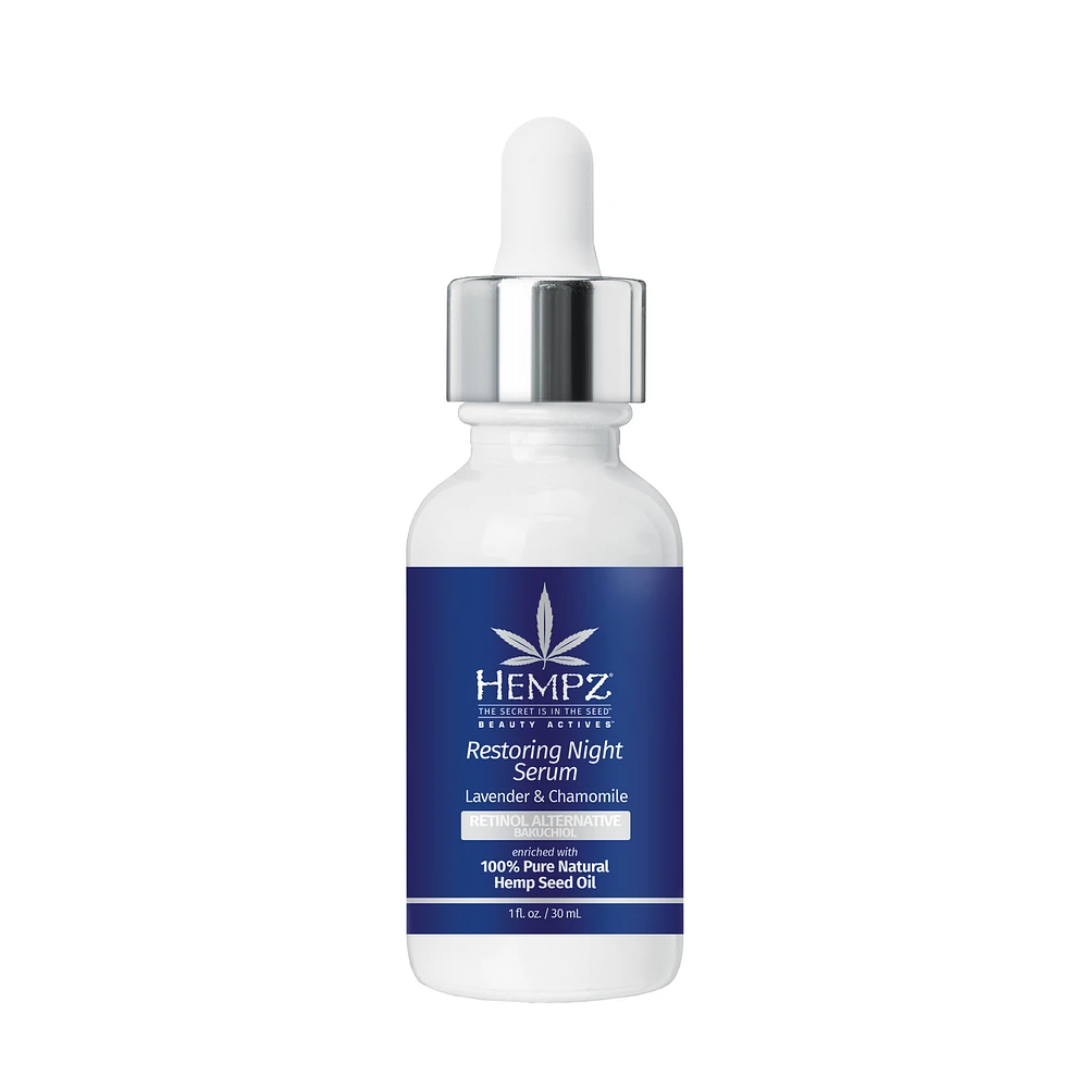 HEMPZ Beauty Actives Restoring Night Facial Serum