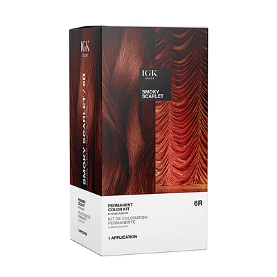 IGK Permanent Color Kit Smoky Scarlet