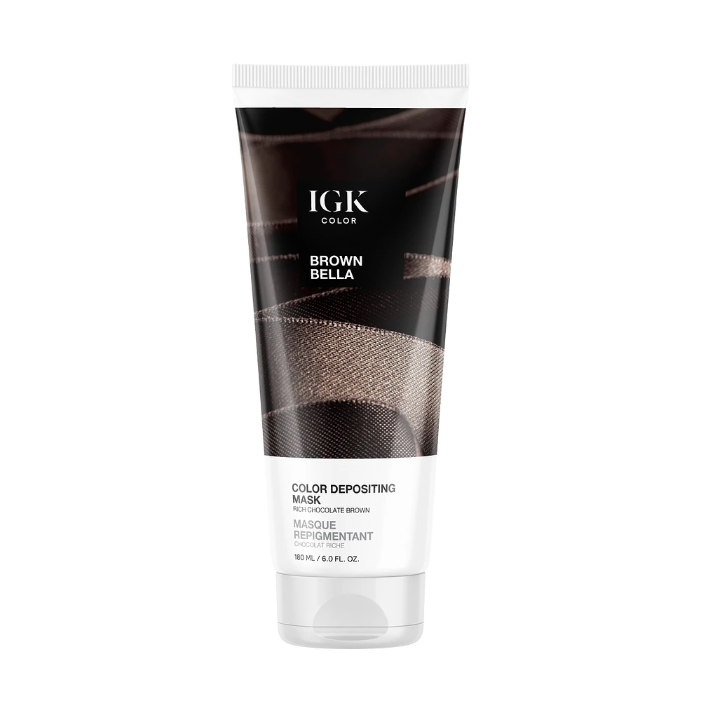 IGK Color Depositing Hair Mask Brown Bella