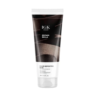 IGK Color Depositing Hair Mask Brown Bella