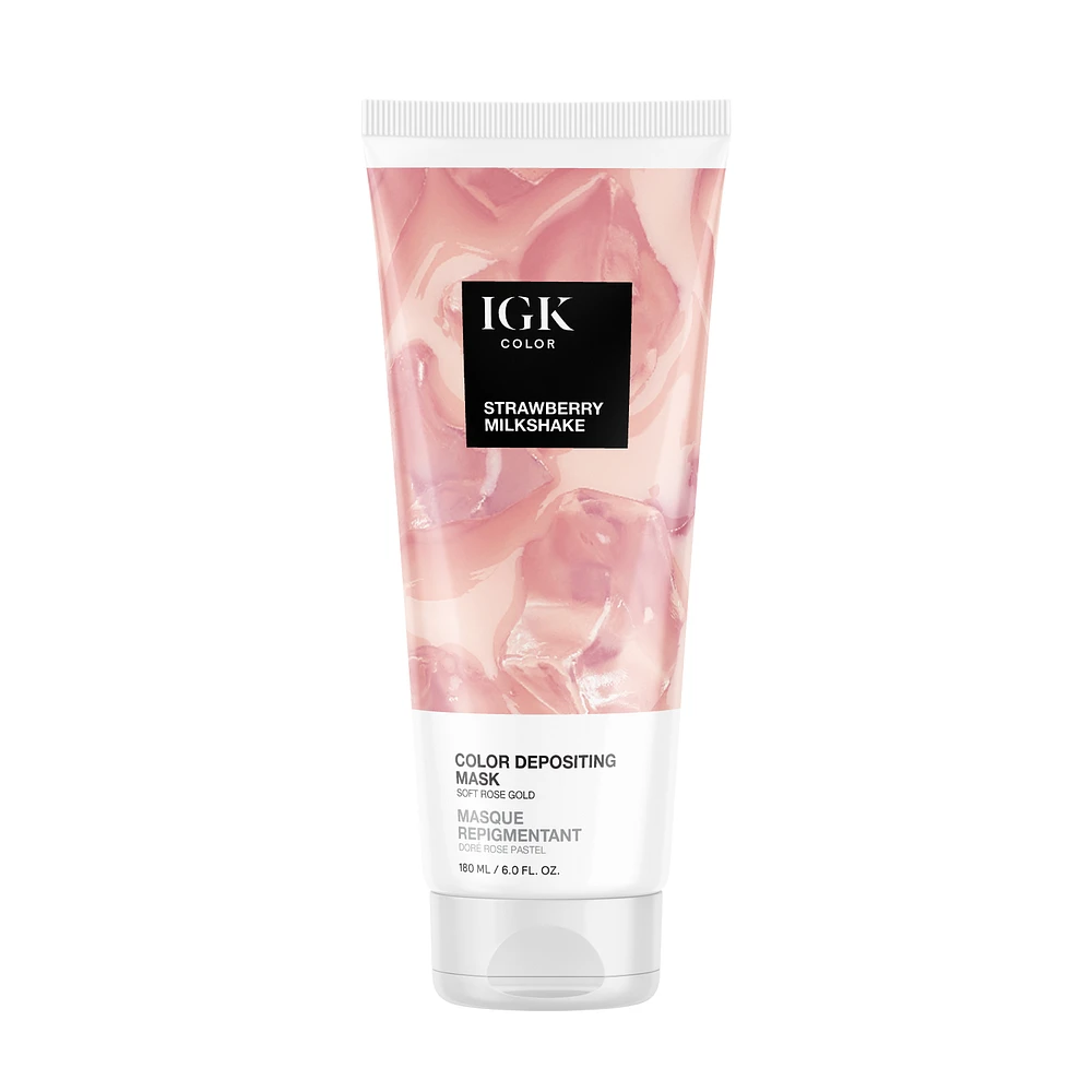 IGK Color Depositing Hair Mask Strawberry Milkshake