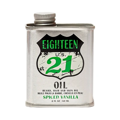 18.21 Man Made Beard, Hair & Skin Oil Spiced Vanilla
