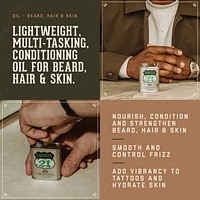 18.21 Man Made Beard, Hair & Skin Oil Spiced Vanilla