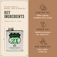 18.21 Man Made Beard, Hair & Skin Oil Spiced Vanilla