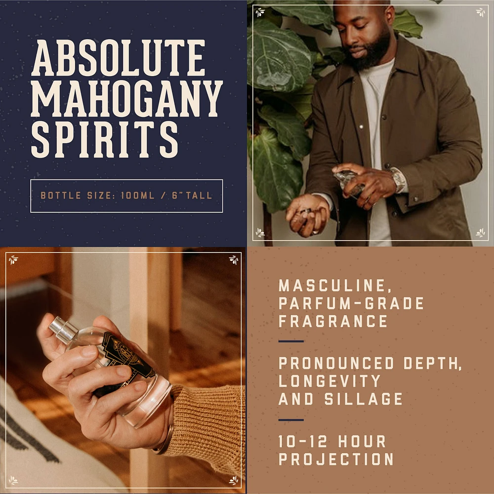 18.21 Man Made Spirits Cologne Absolute Mahogany