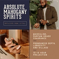 18.21 Man Made Spirits Cologne Absolute Mahogany