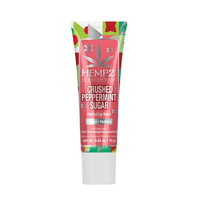 CLEARANCE HEMPZ Crushed Peppermint Sugar Herbal Lip Balm