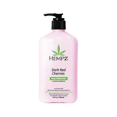 HEMPZ Dark Red Cherries Herbal Body Moisturizer