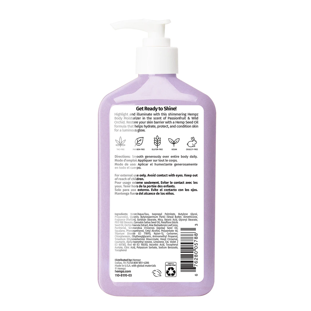 HEMPZ Star Dust Body Moisturizer with Shimmer