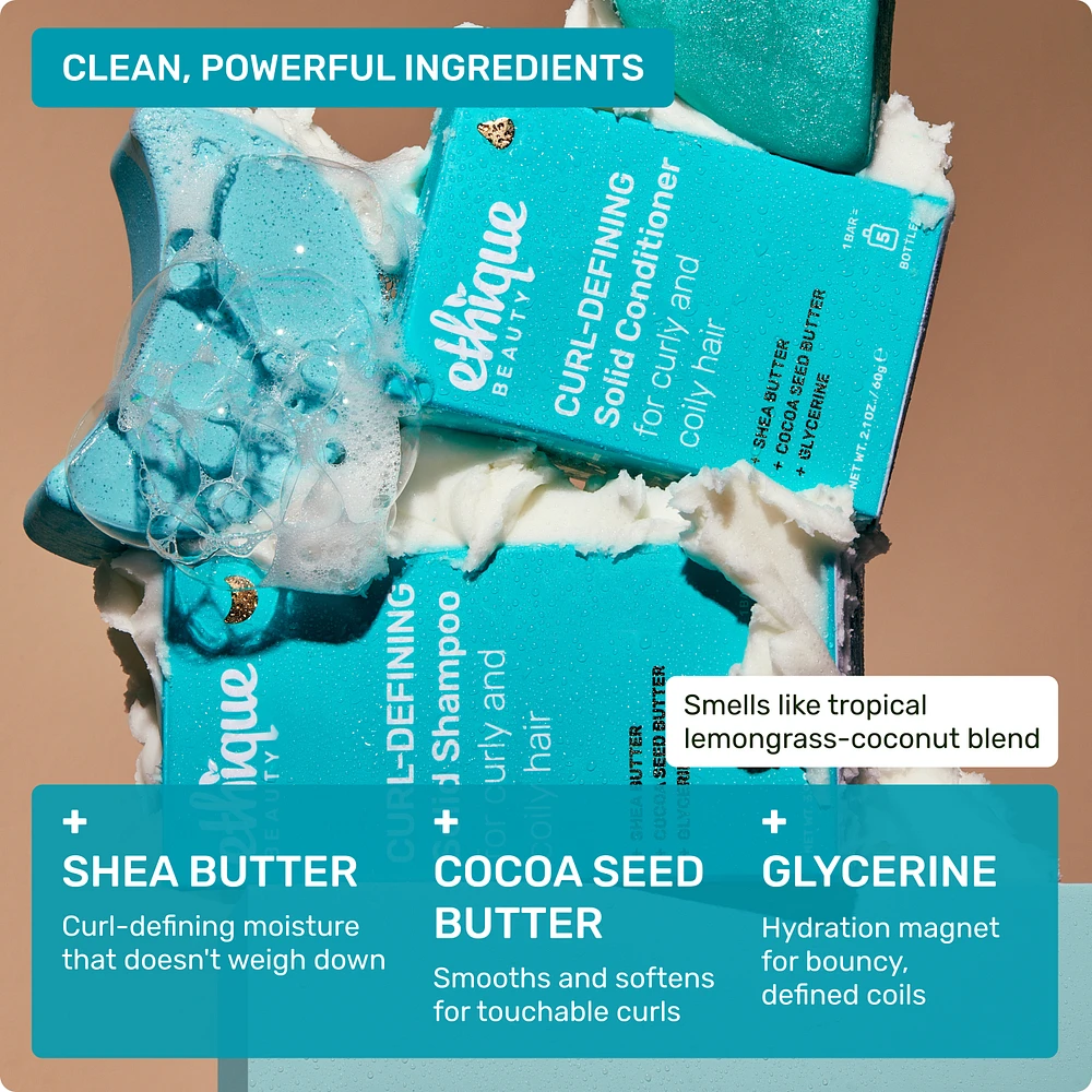 ETHIQUE BEAUTY Curl-Defining Solid Conditioner Bar