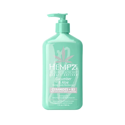 HEMPZ Beauty Actives Cucumber & Aloe Herbal Body Moisturizer
