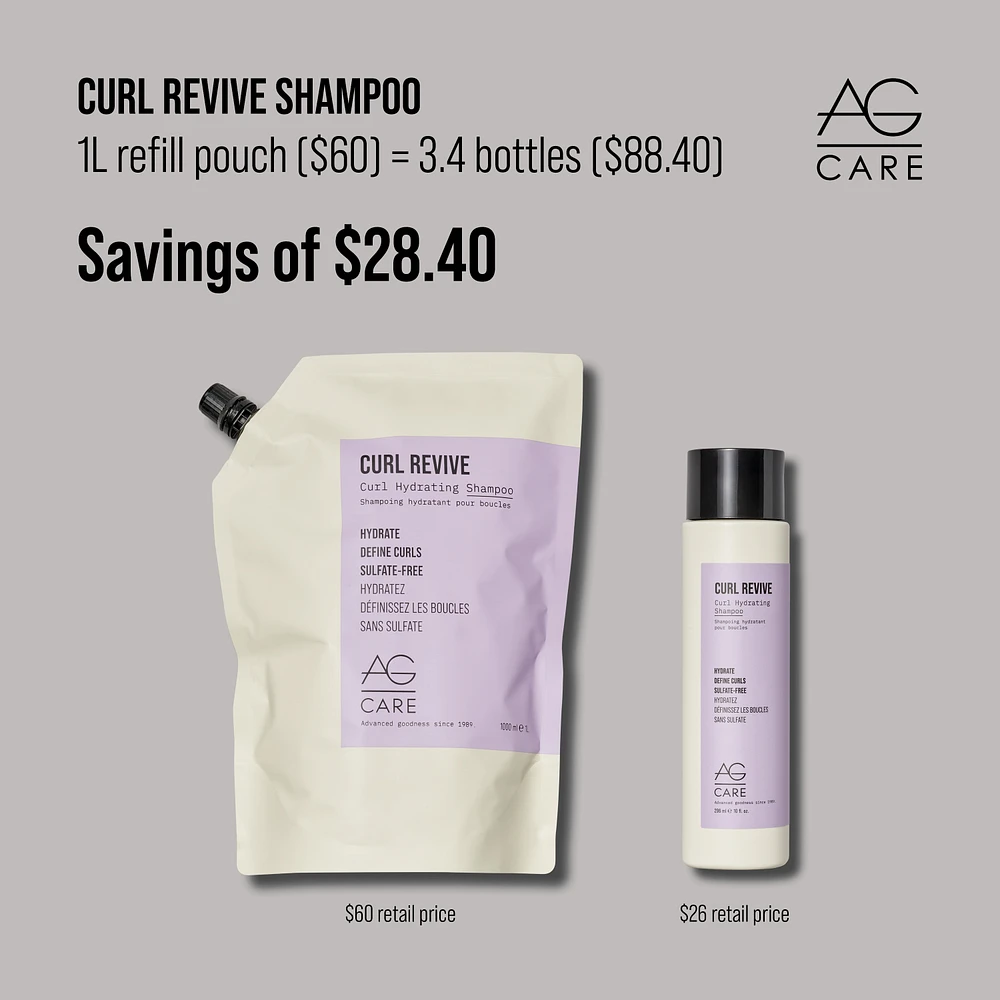 AG CARE Curl Revive Hydrating Shampoo
