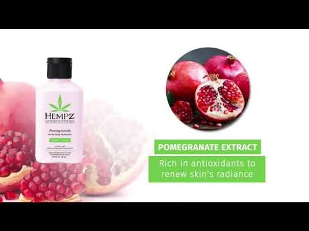 HEMPZ Pomegranate Herbal Body Moisturizer