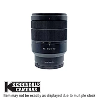 Sony-Used 24-70mm F4 T* Zeiss Tessar Lens - Good Condition - Sony FE Mount - Used # 587.575A2470FE