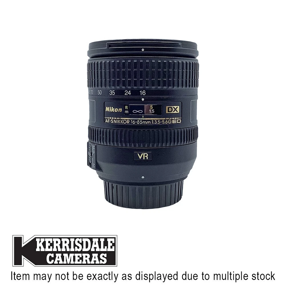 Nikon-Used 16-85mm F3.5-5.6 AFS VR ED – Good Condition - Nikon DX Mount – Used # 587.25A1685