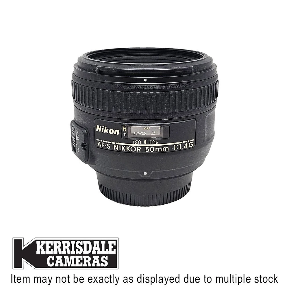 Nikon-Used 50mm F1.4 AFS G – Good Condition - Nikon FX Mount – Used # 587.25A14G