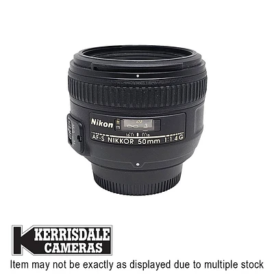 Nikon-Used 50mm F1.4 AFS G – Good Condition - Nikon FX Mount – Used # 587.25A14G