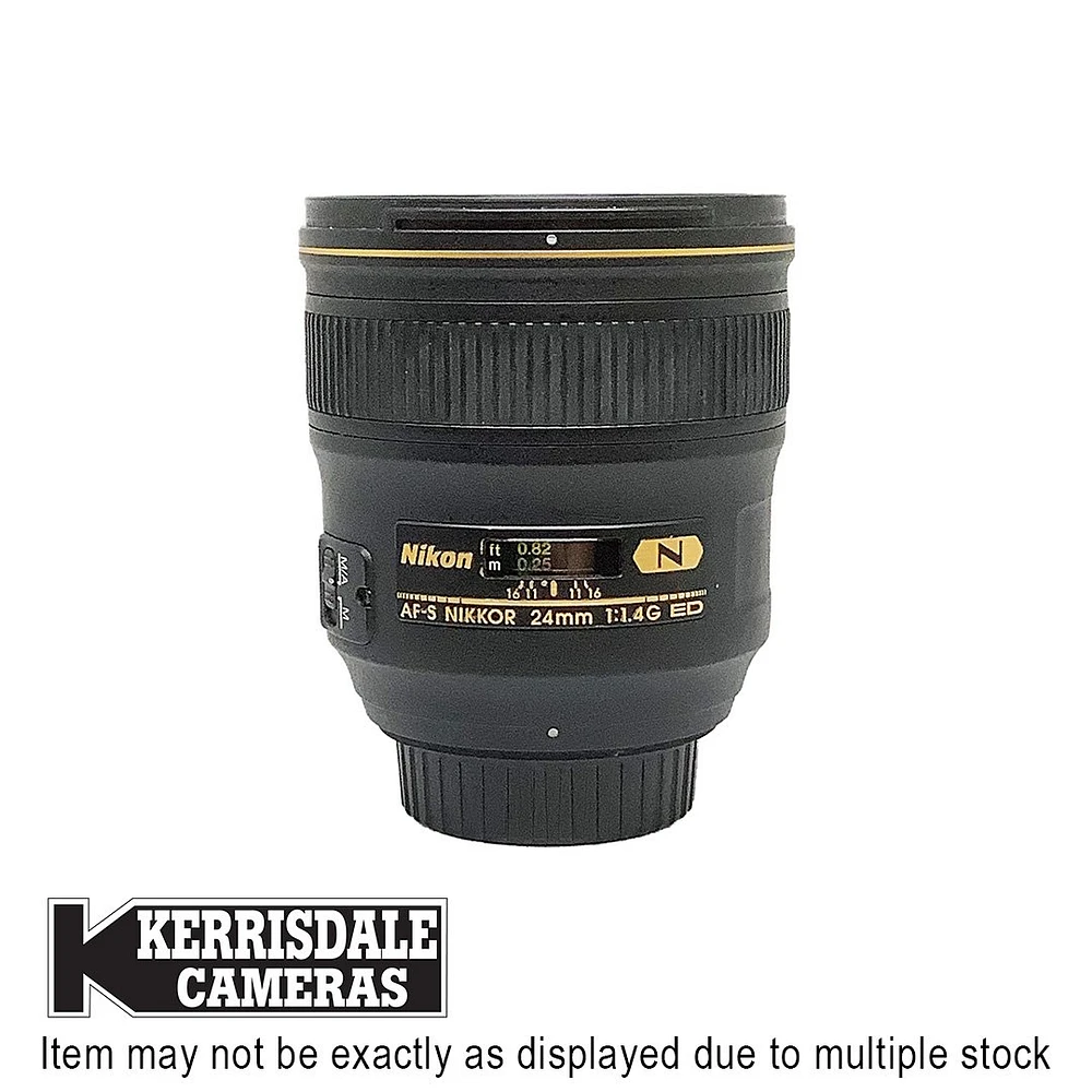 Nikon-Used 24mm F1.4 AFS G - Good Condition - Nikon FX Mount - Used # 587.25A2414G