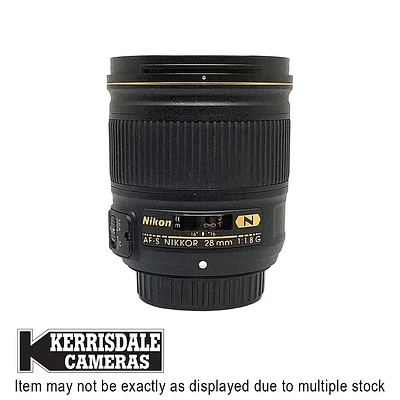 Nikon-Used 28mm F1.8 AFS G – Good Condition - Nikon FX Mount – Used # 587.25A28G