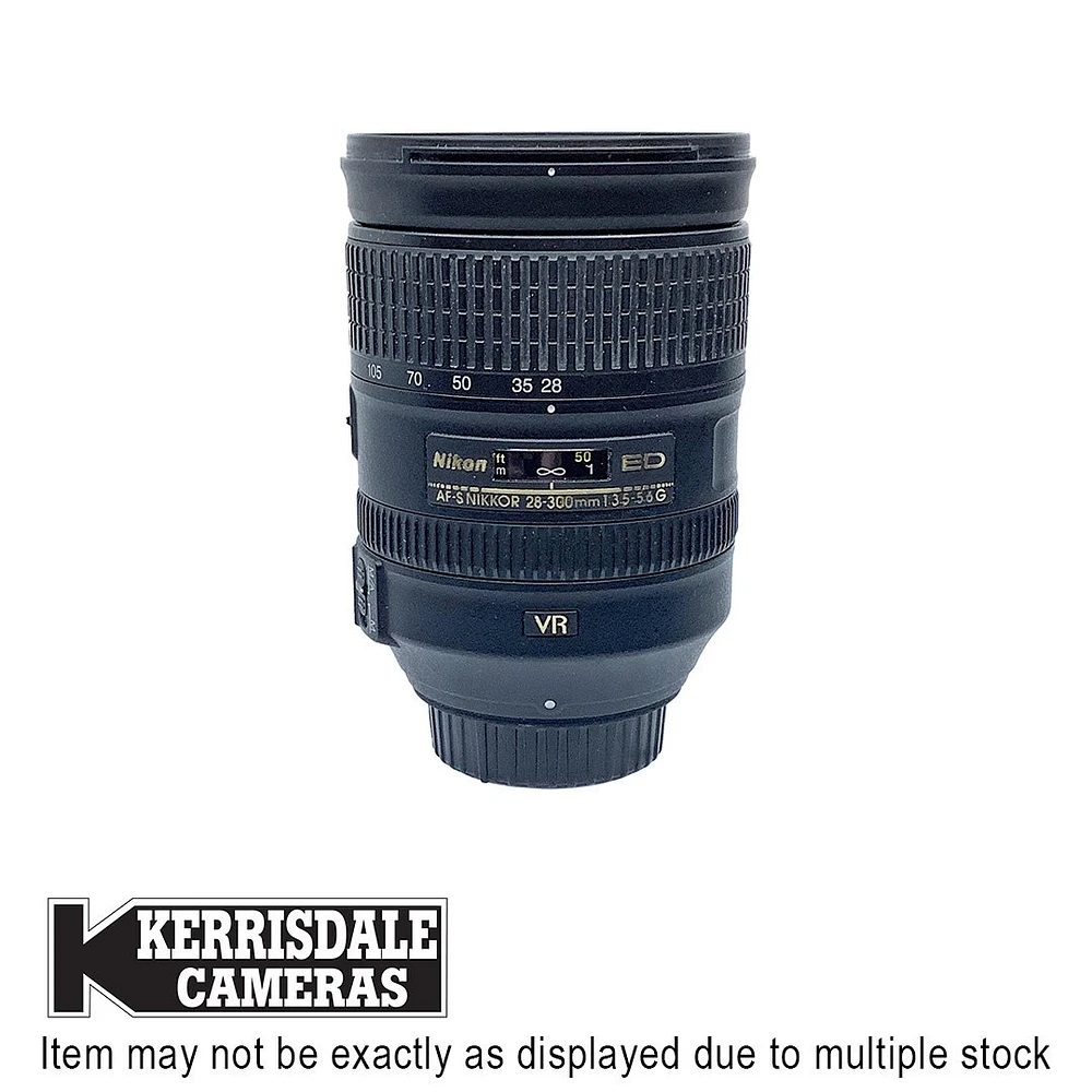 Nikon-Used 28-300mm F3.5-5.6 AFS VR Lens – Good Condition - Nikon FX Mount – Used # 587.25A28300V