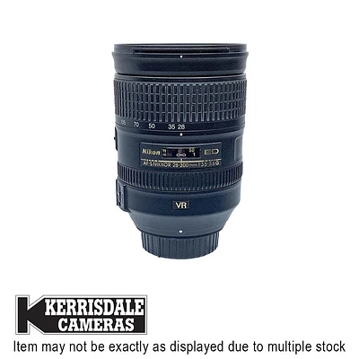 Nikon-Used 28-300mm F3.5-5.6 AFS VR Lens – Good Condition - Nikon FX Mount – Used # 587.25A28300V