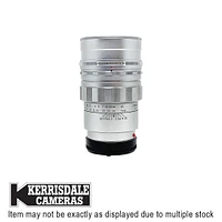 Leica-Used 90mm F2 Summicron Silver (MF) - Good Condition - Leica M Mount - Consignment # 588.32351