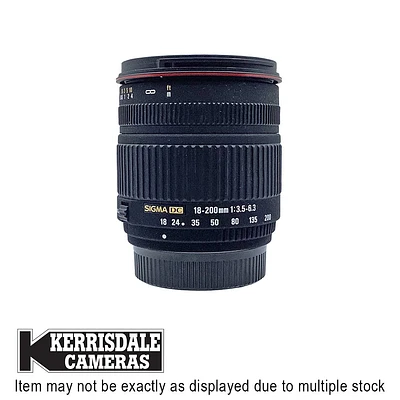 Sigma-Used 18-200mm F3.5-6.3 DC - Good Condition - Nikon DX Mount – Used # 587.25A18200S