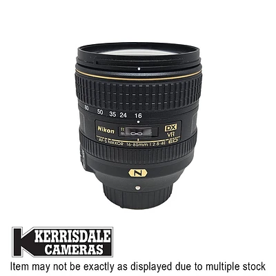 Nikon-Used 16-80mm F2.8-4 E VR ED AFS - Fair Condition - Light Moisture Inside – Nikon DX Mount – Used # 587.18613100