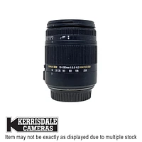 Sigma-Used 18-250mm F3.5-6.3 OS DC HSM - Good Condition - Canon EFS Mount - Used # 587.156A18250