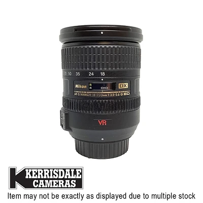 Nikon-Used 18-200mm F3.5-5.6 AFS VR Lens – Good Condition - Nikon DX Mount – Used # 587.25A18200