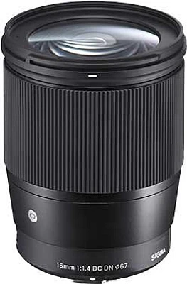 Sigma 16mm F1.4 DC DN Contemporary Lens for Sony E