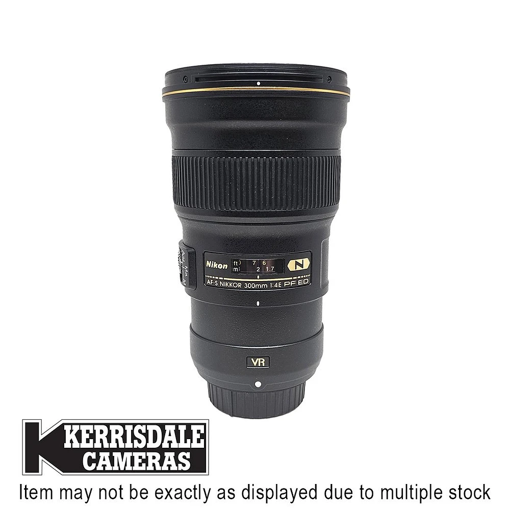 Nikon-Used 300mm F4E VR PF Lens – Good Condition - Nikon FX Mount – Used # 587.25A300PF