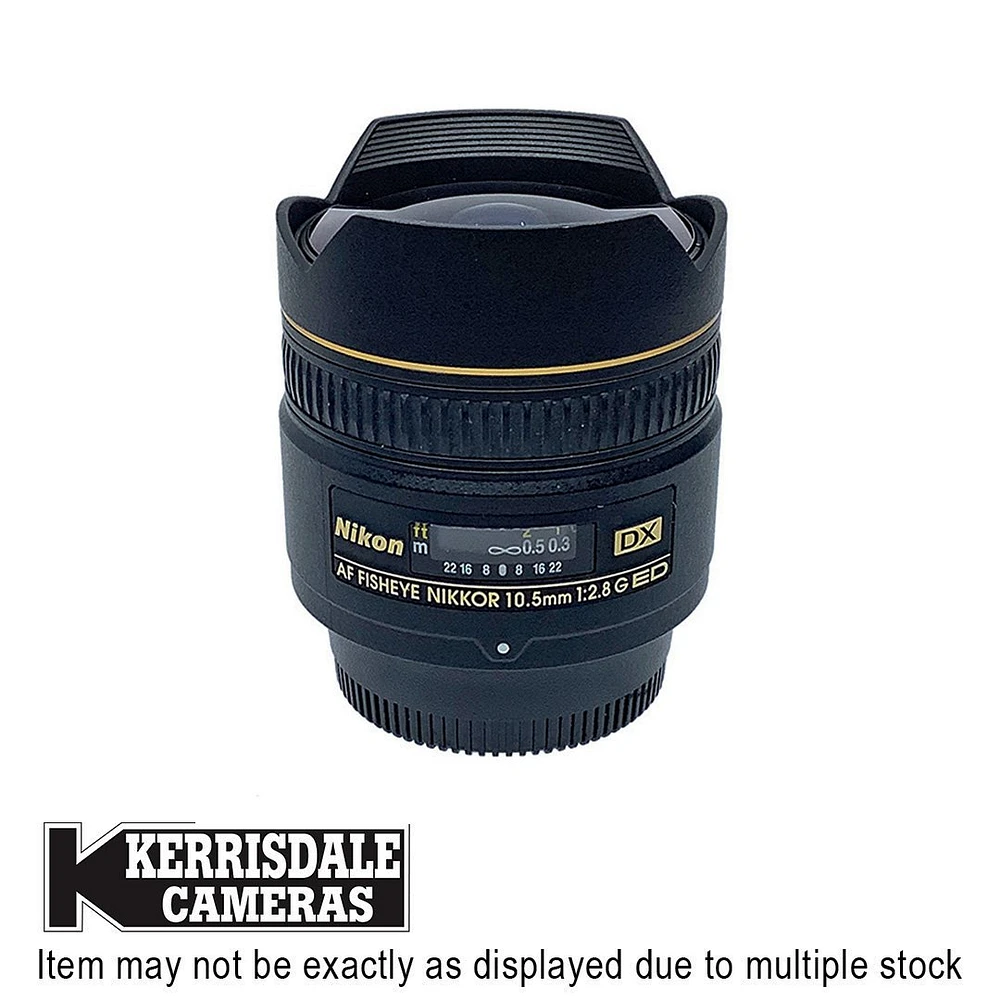 Nikon-Used 10.5mm F2.8 Fisheye (Not AFS) - Fair Condition - Fungas – Nikon DX Mount - Used # 587.20107103