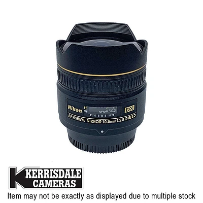 Nikon-Used 10.5mm F2.8 Fisheye (Not AFS)  - Fair Condition - Fungas – Nikon DX Mount - Used # 587.20107103