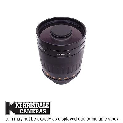 Vivitar-Used 500mm F8 Mirror Lens (MF) - T2 Nikon F MF Mount - Used # 587.18715115