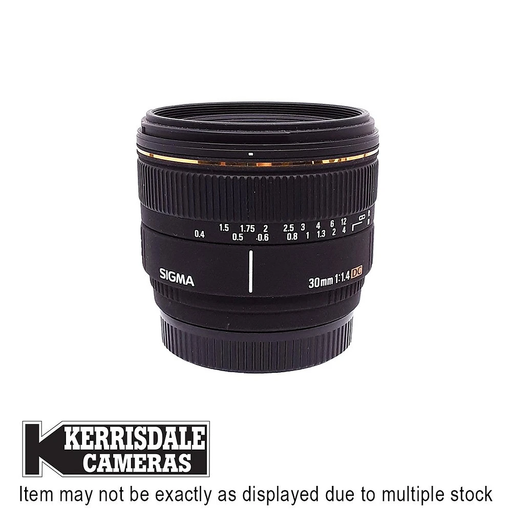 Sigma-Used 30mm F1.4 EX DC - Sony A Mount – Used # 587.18408400X