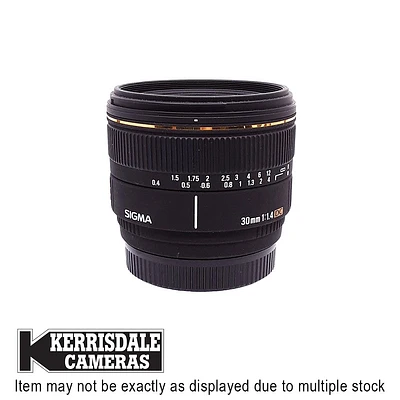 Sigma-Used 30mm F1.4 EX DC - Sony A Mount – Used # 587.18408400X