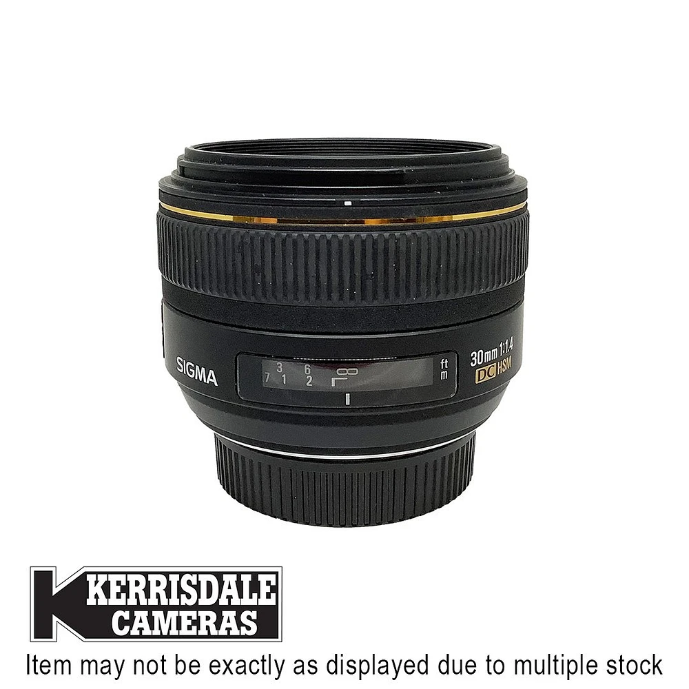 Sigma-Used 30mm F1.4 EX DC – Good Condition - Nikon DX Mount – Used # 587.25A3014