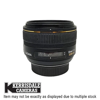 Sigma-Used 30mm F1.4 EX DC – Good Condition - Nikon DX Mount – Used # 587.25A3014