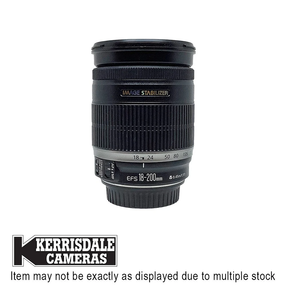 Canon-Used 18-200mm F3.5-5.6 - Good Condition - Canon EF-S Mount - Used # 587.156A18200