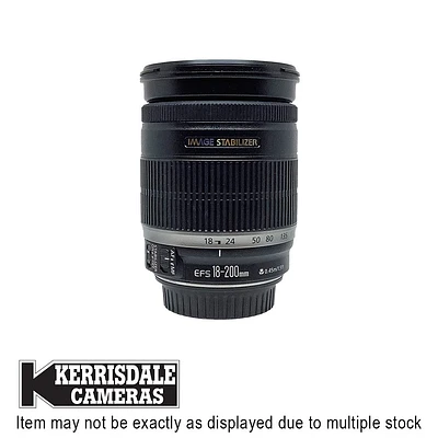 Canon-Used 18-200mm F3.5-5.6 - Good Condition - Canon EF-S Mount - Used # 587.156A18200