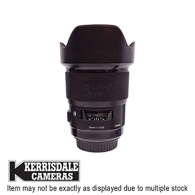 Sigma-Used 20mm F1.4 ART – Good Condition - Canon EF Mount – Used # 587.156A20S