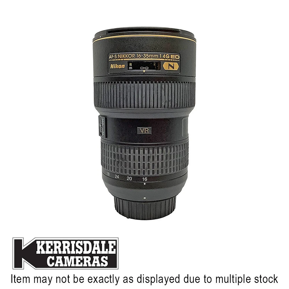Nikon-Used 16-35mm F4 VR AFS G ED - Fair Condition - Light Moisture - Nikon FX Mount – Used # 587.25A1635F
