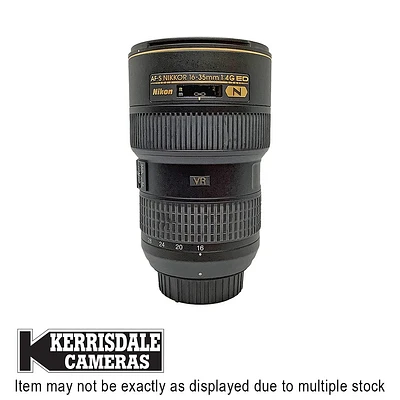 Nikon-Used 16-35mm F4 VR AFS G ED - Fair Condition - Light Moisture - Nikon FX Mount – Used # 587.25A1635F