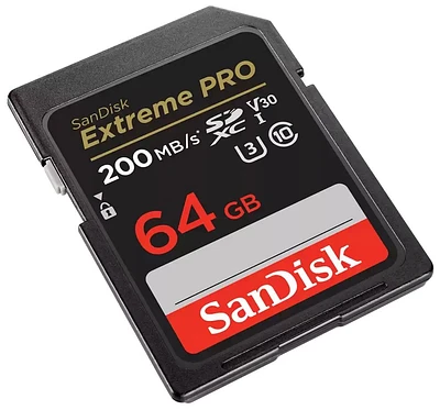Sandisk 64GB SDXC Extreme PRO UHS-I 200MB/s V30 U3