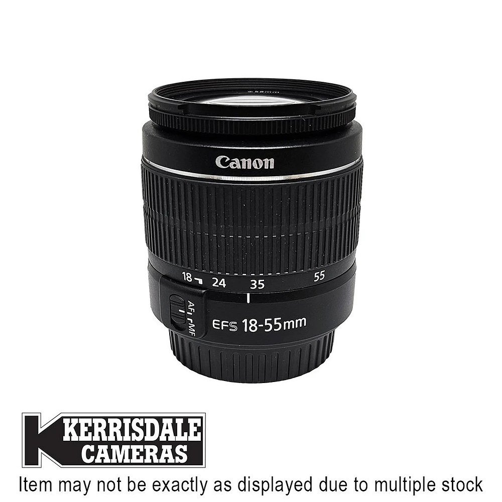 Canon-Used 18-55mm F3.5-5.6 (No IS) – Good Condition - Canon EFS Mount – Used # 587.156A1855